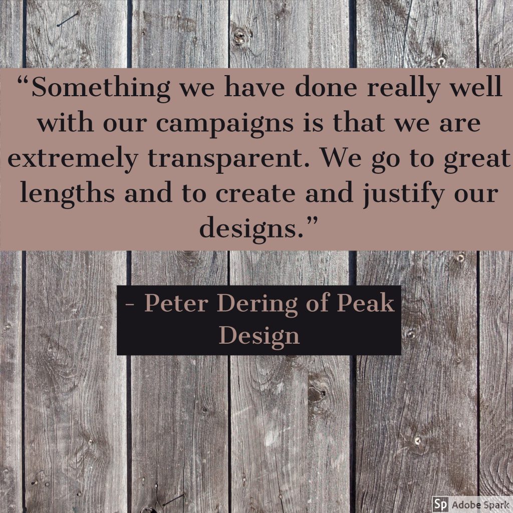 Peter Dering of Peak Design